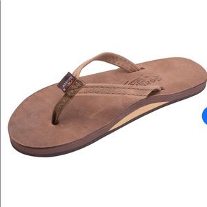Rainbow sandals size m brown
